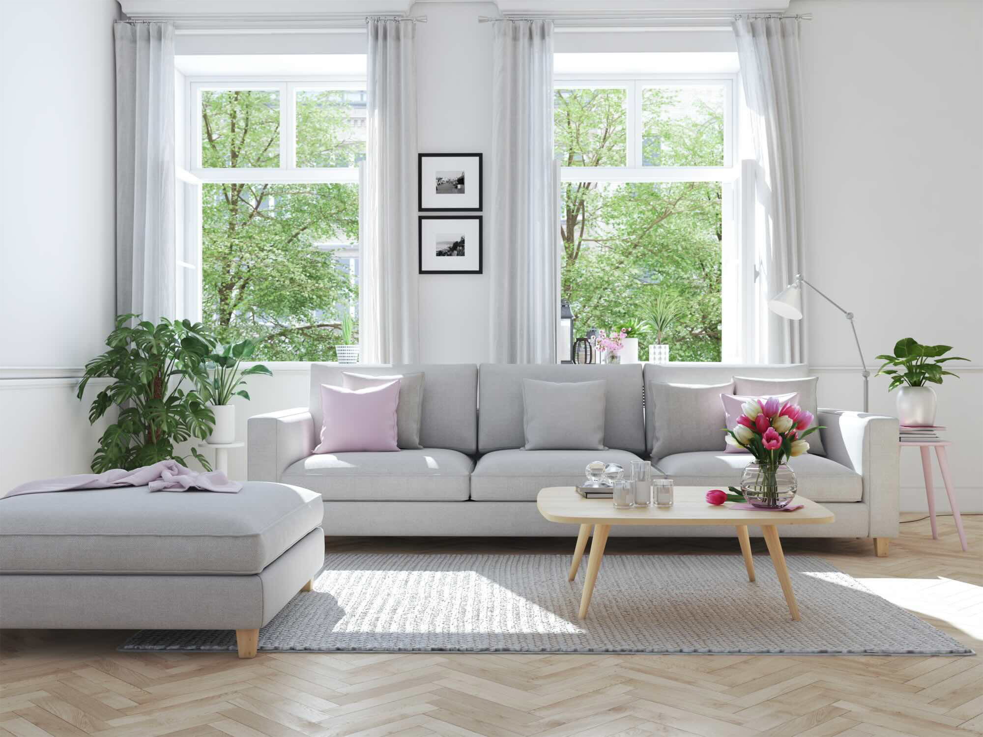 Jak přizpůsobit pohovku ročnímu období: Jarní, letní, podzimní a zimní styling
