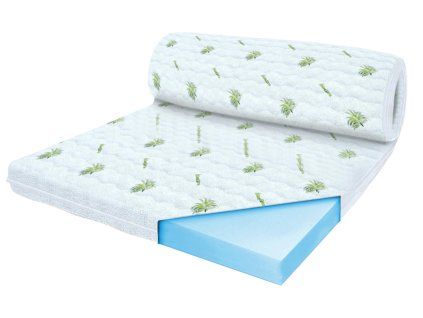 Vrchní matrace TOPPER HR 200x200 - 5 cm (HR pěna)