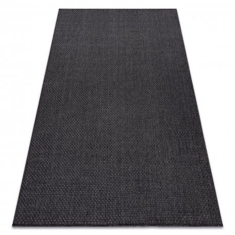 DW DW Černý obdélníkový koberec Timo Rectangle Rozměr: 180x270 cm