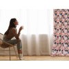 Velurový závěs Florry 140x250 - světlý