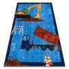 Modrý protiskluzový dětský koberec Junior